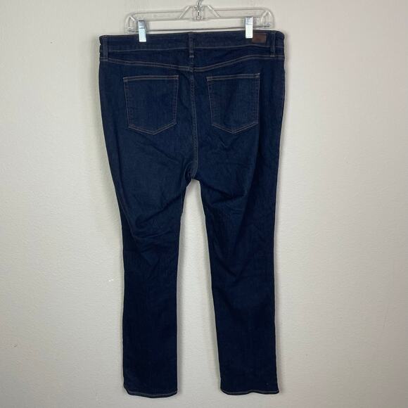 Lauren Ralph Lauren Blue Denim 5 Pocket Jeans 14W - Picture 4 of 7